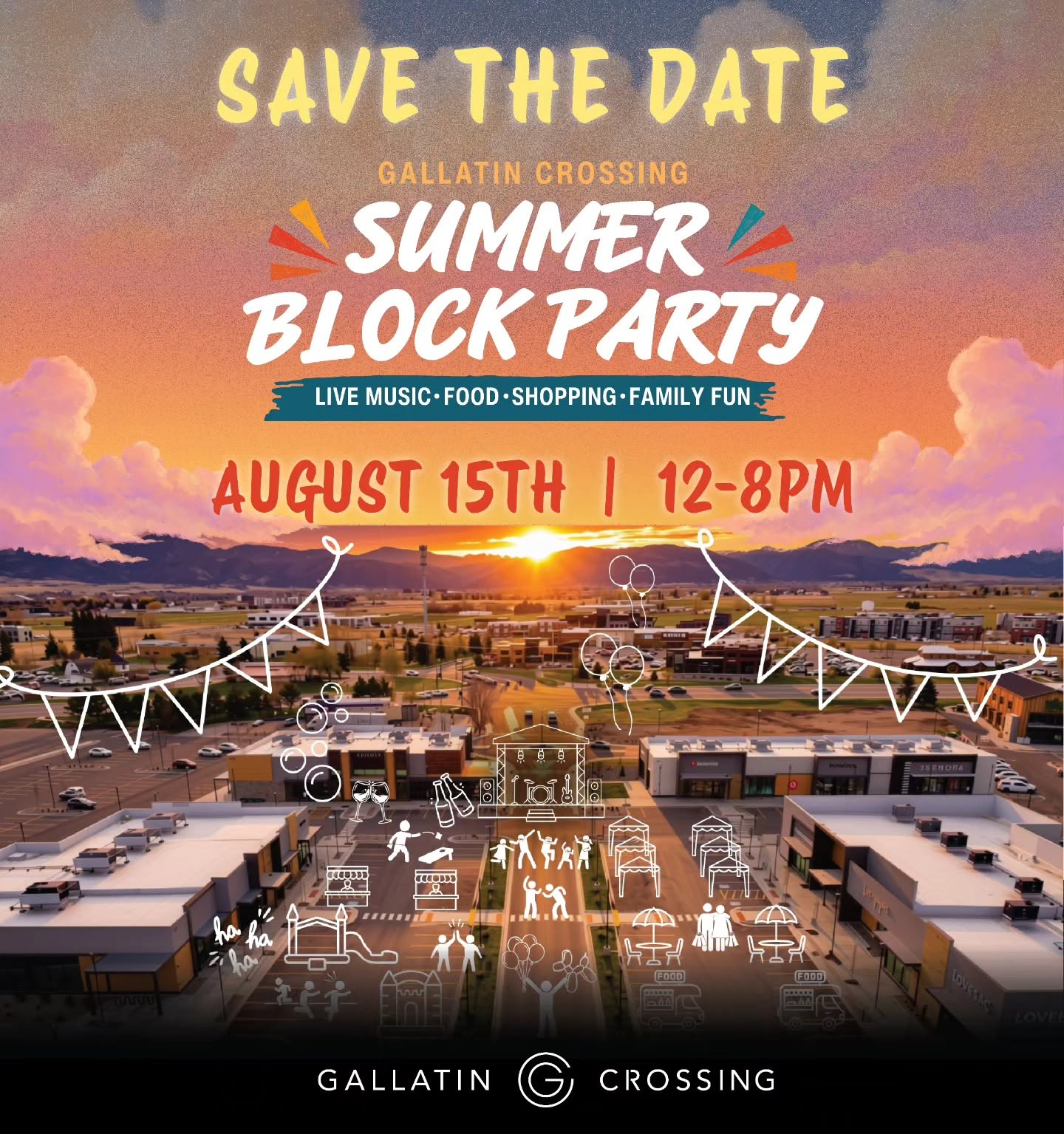 August 15th Gallatin Crossing Block Party